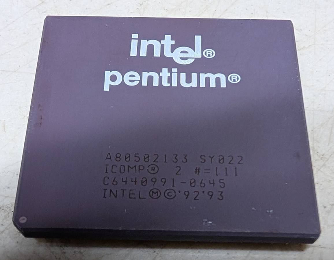 Vintage Pentium Parts PCI Sound Card Socket 5 CPU 72 pin SIMMs