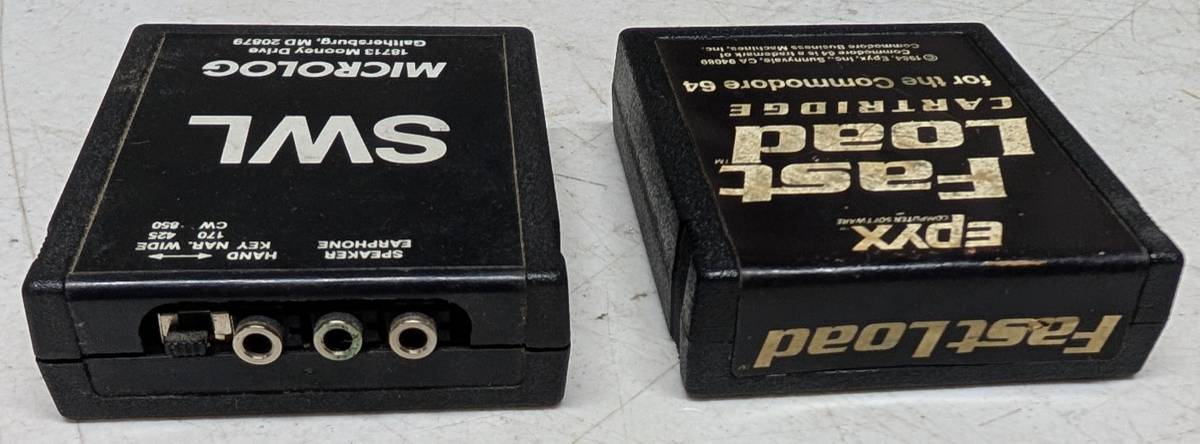 Commodore 64 software cartridges SWL Microlog Epyx FastLoad