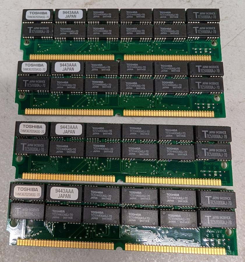 SGI Indy parts SCSI 50 Pin Hard Drive + 72 Pin SIMMs Memory