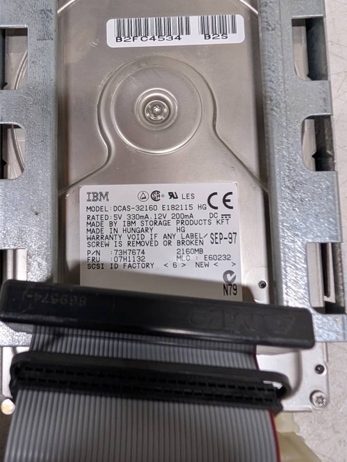 SGI Indy parts SCSI 50 Pin Hard Drive + 72 Pin SIMMs Memory