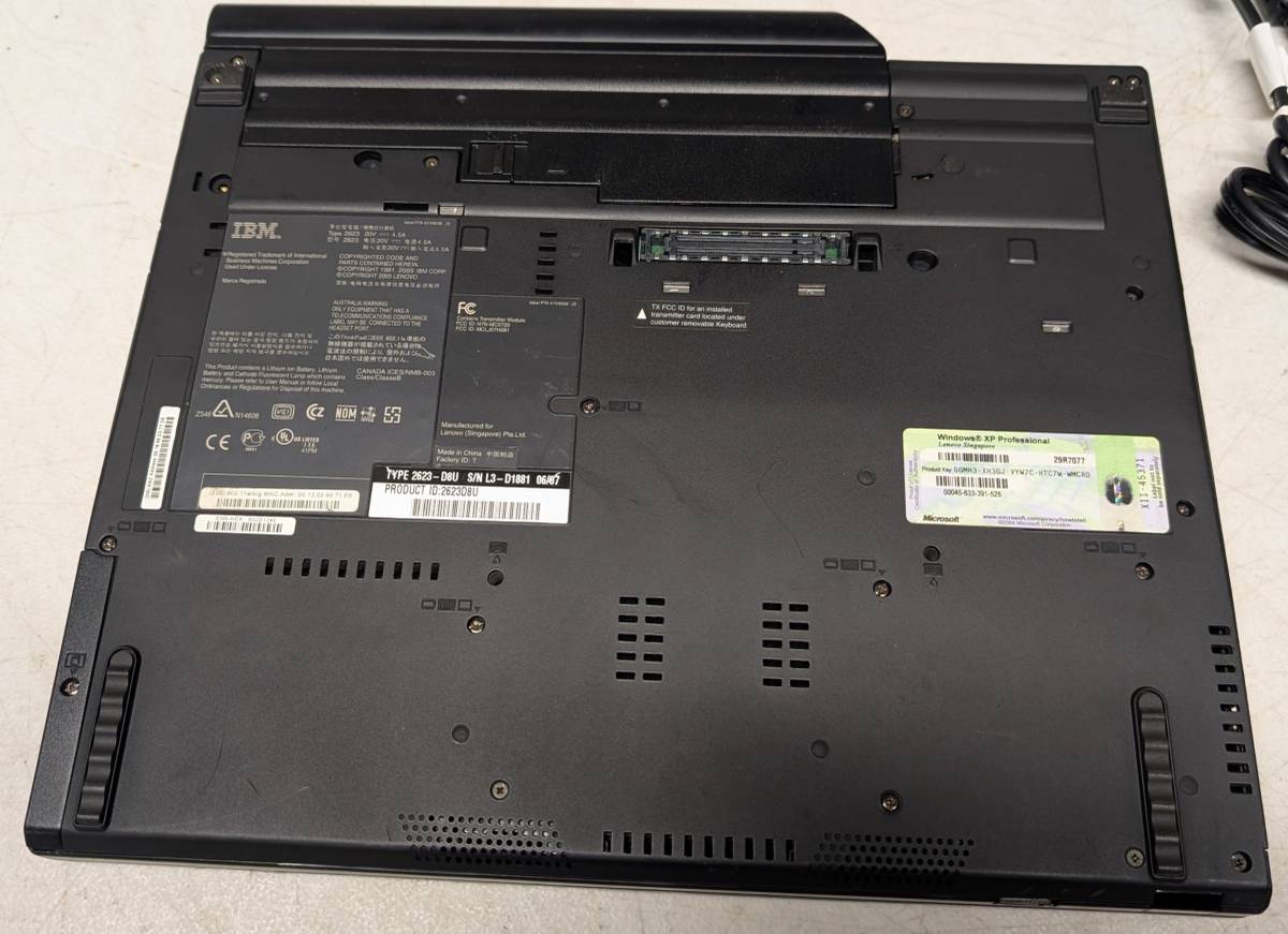 IBM ThinkPad T60p Vintage Windows XP Laptop