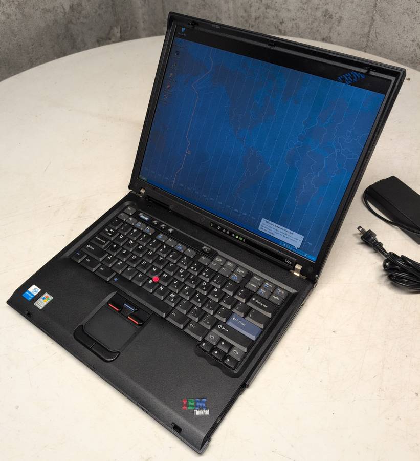 15" IBM ThinkPad T42p Flexview Vintage Windows XP Laptop