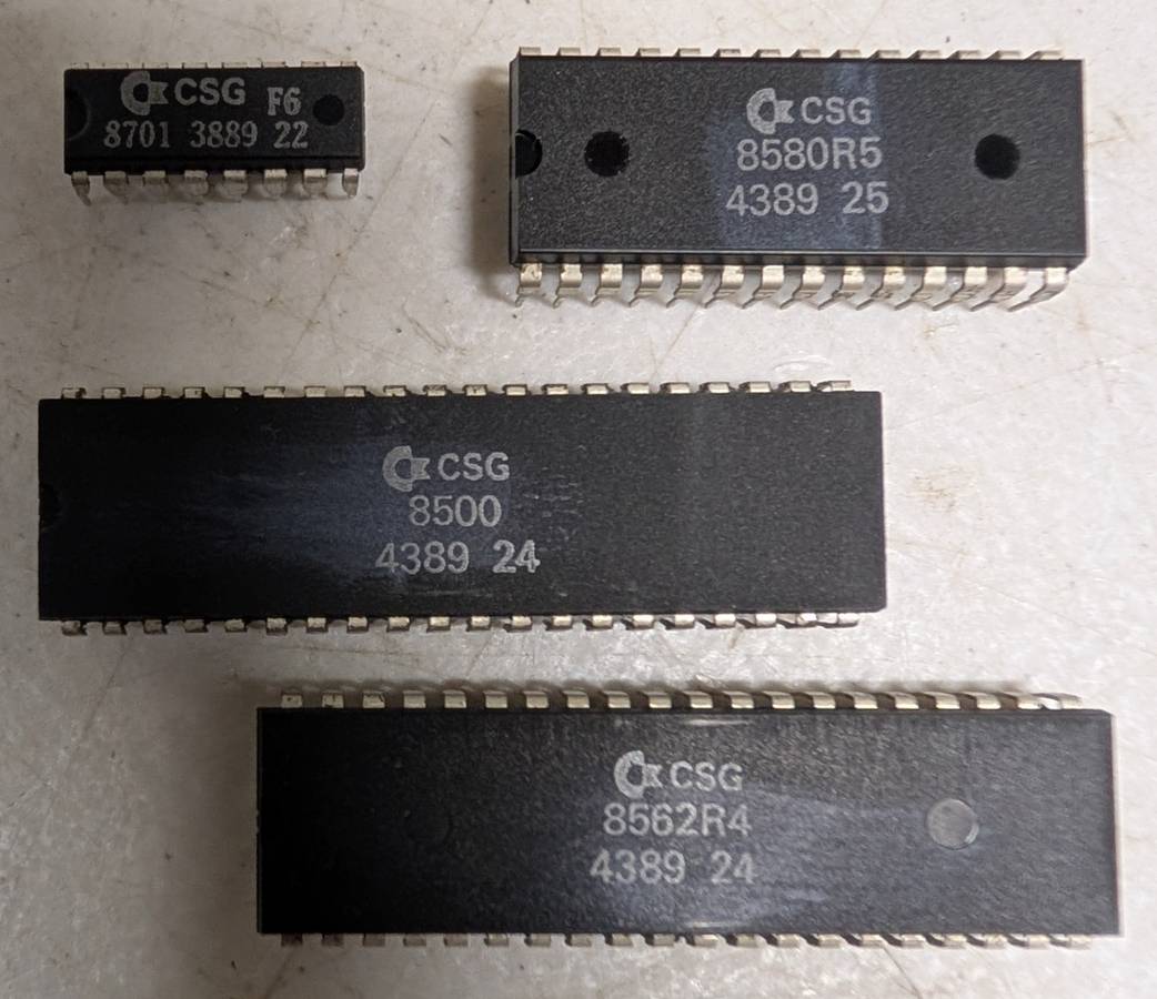 Commodore 64 C64 IC parts 8580 SID Chip CSG 8500 8562R4