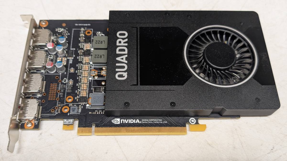 nVidia Quadro P2000 quad DisplayPort Video Card GPU