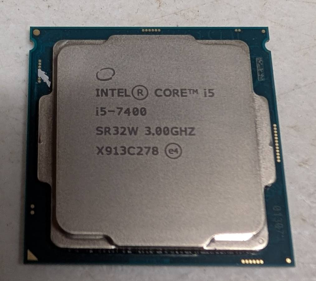 Intel Core i5-7400 SR32W 3.00 GHz Quad-Core CPU Processor