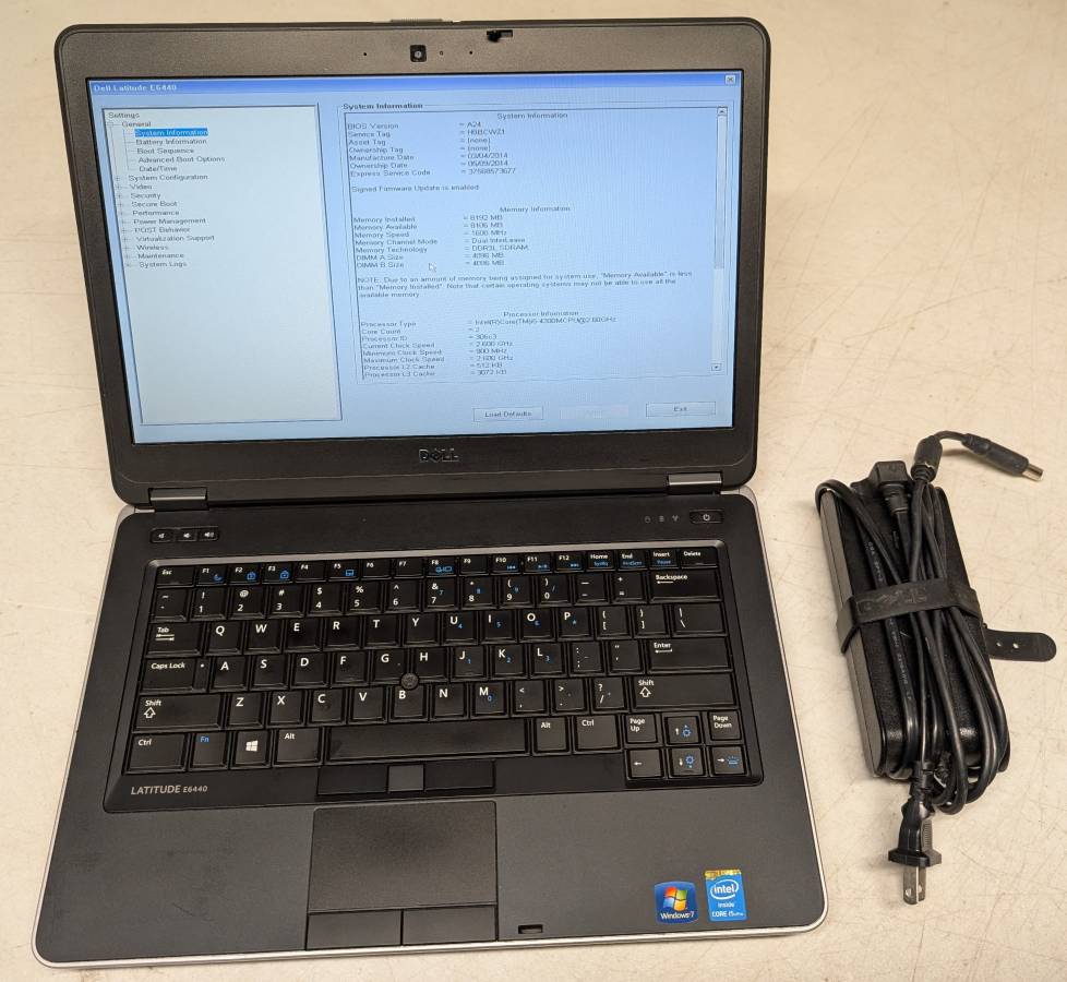 Dell Latitude E6440 Intel Core i5 Windows 10 laptop - $125