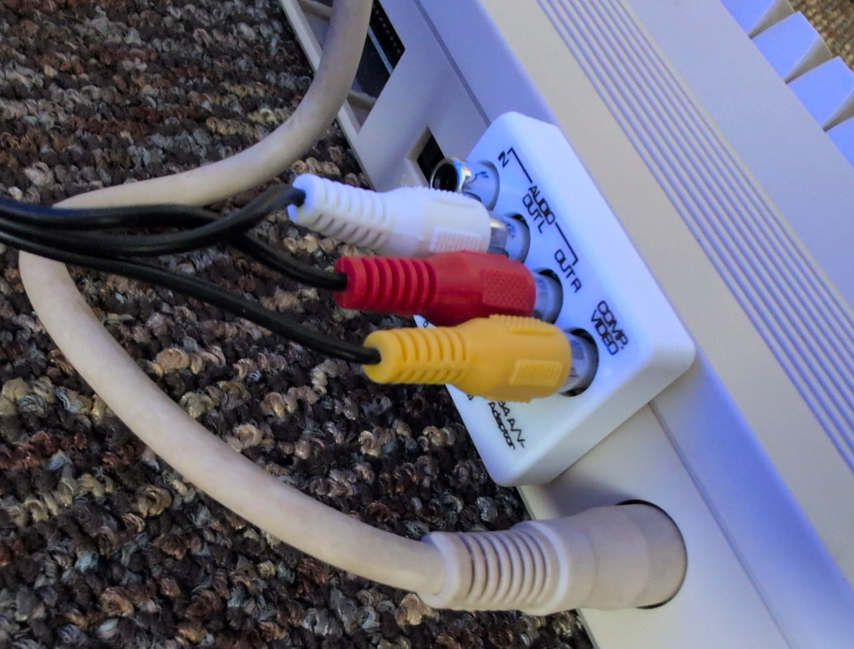 Vintage Commodore 64 Computer C64C w/ disk drive, AV adapter, LCD