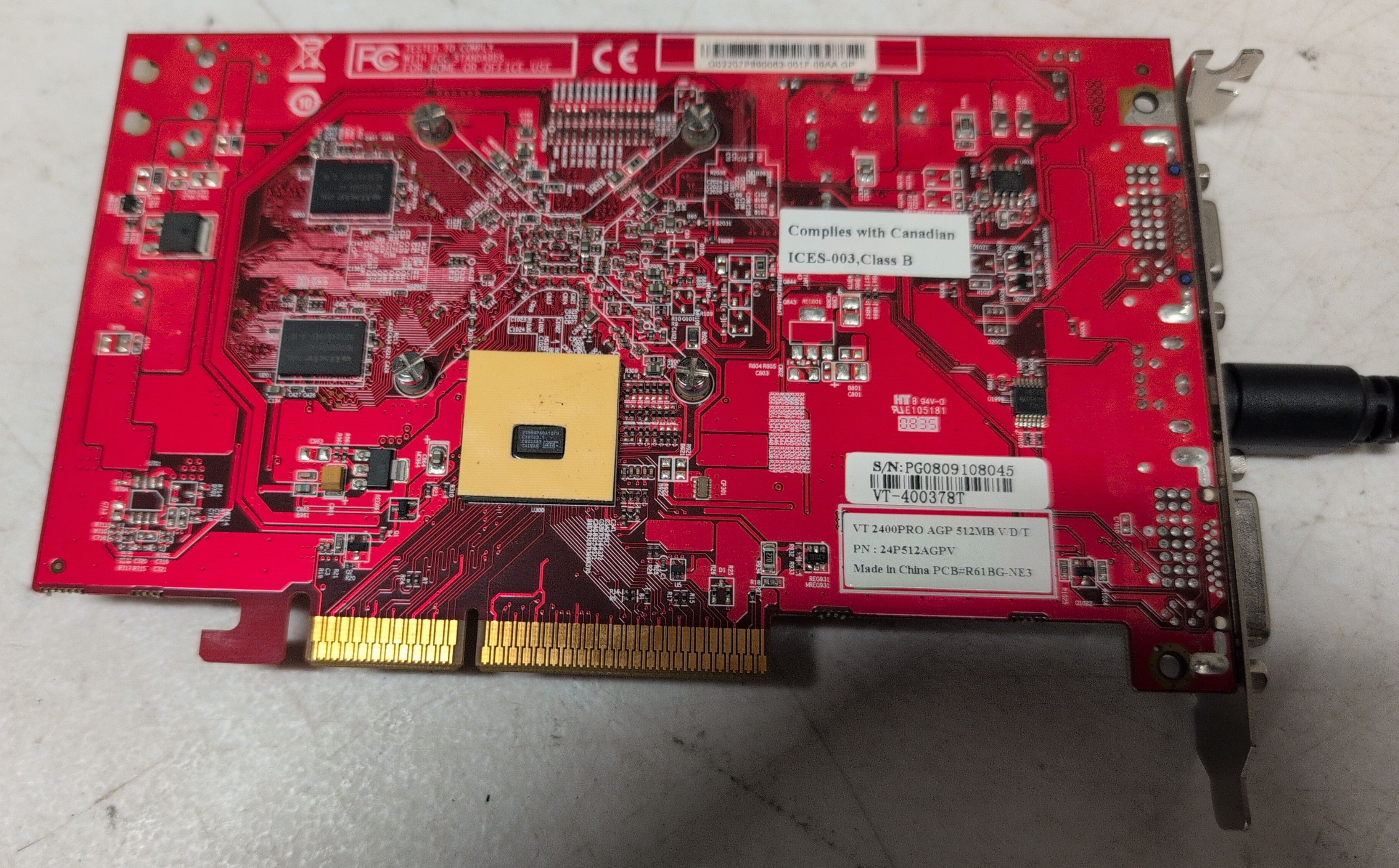 Lot of 3 Vintage AGP Video Cards NVIDIA FX5500 3DFX Voodoo 3 ATi