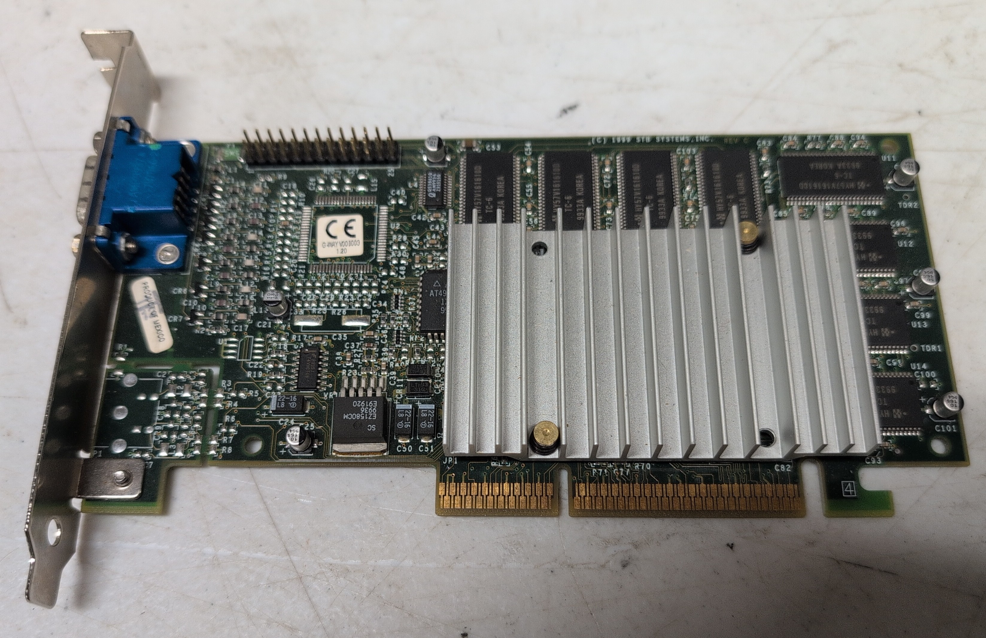 Lot of 3 Vintage AGP Video Cards NVIDIA FX5500 3DFX Voodoo 3 ATi