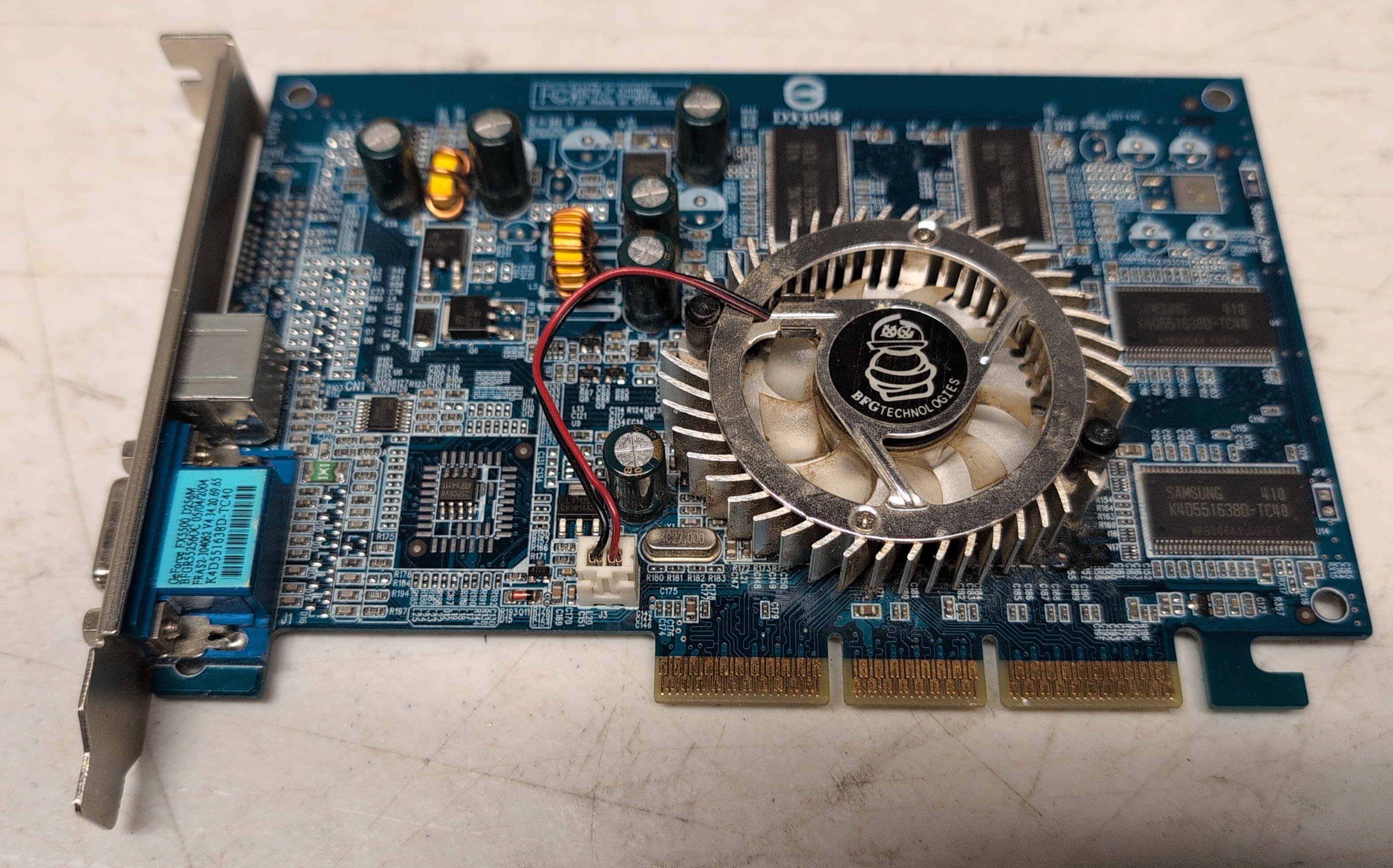 Lot of 3 Vintage AGP Video Cards NVIDIA FX5500 3DFX Voodoo 3 ATi