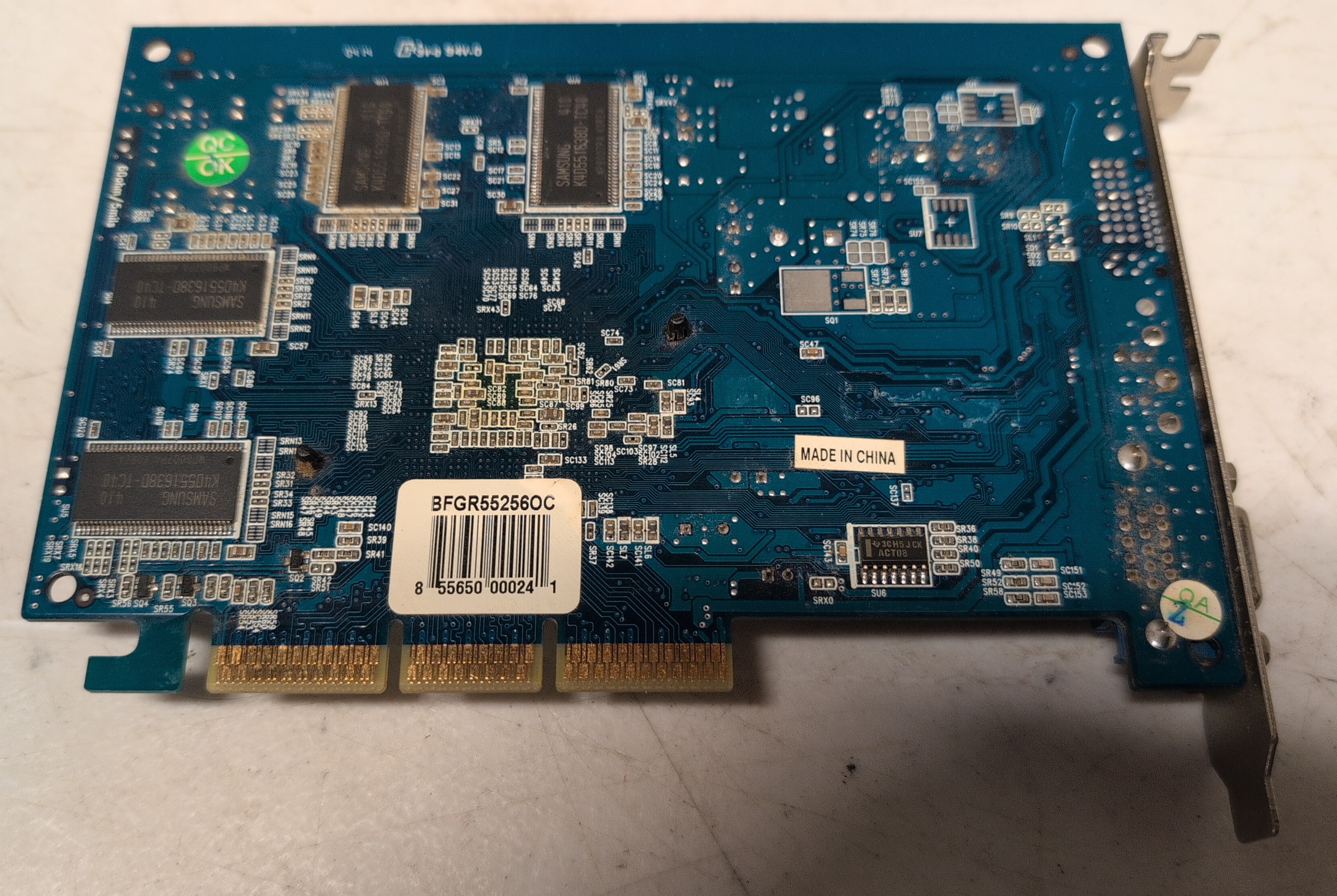 Lot of 3 Vintage AGP Video Cards NVIDIA FX5500 3DFX Voodoo 3 ATi