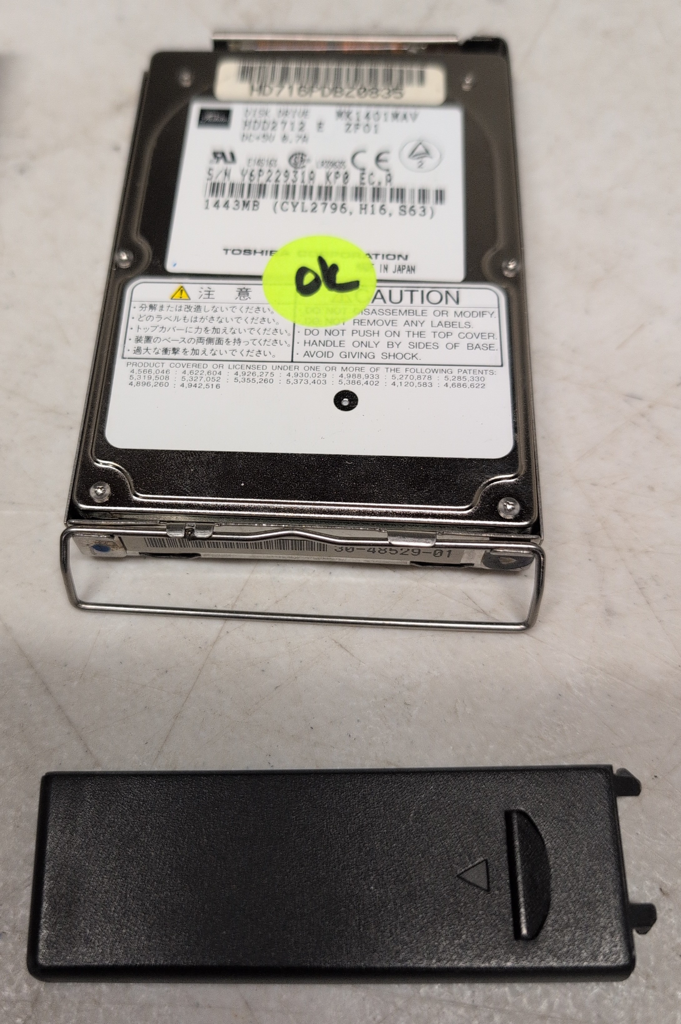 Digital HiNote VP TS30G Parts CD-ROM floppy RAM hard drive Citizen W1D