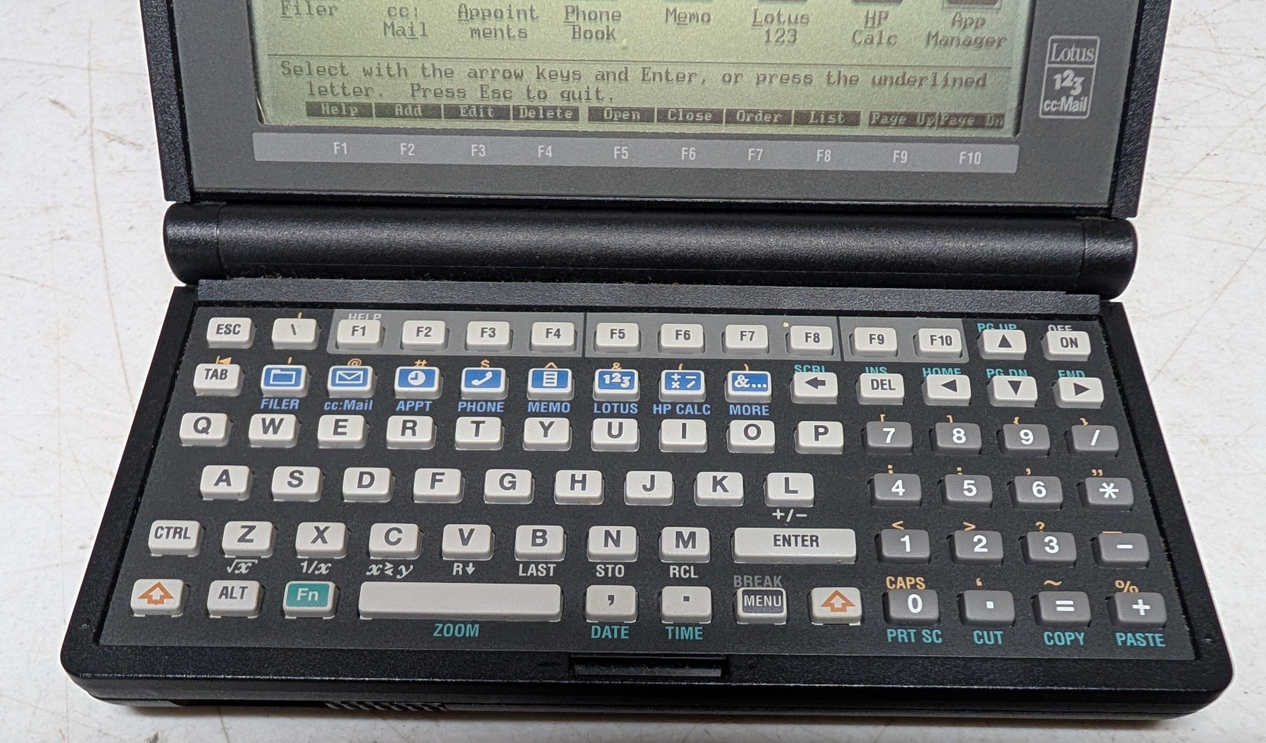 HP 100LX MS-DOS Palmtop