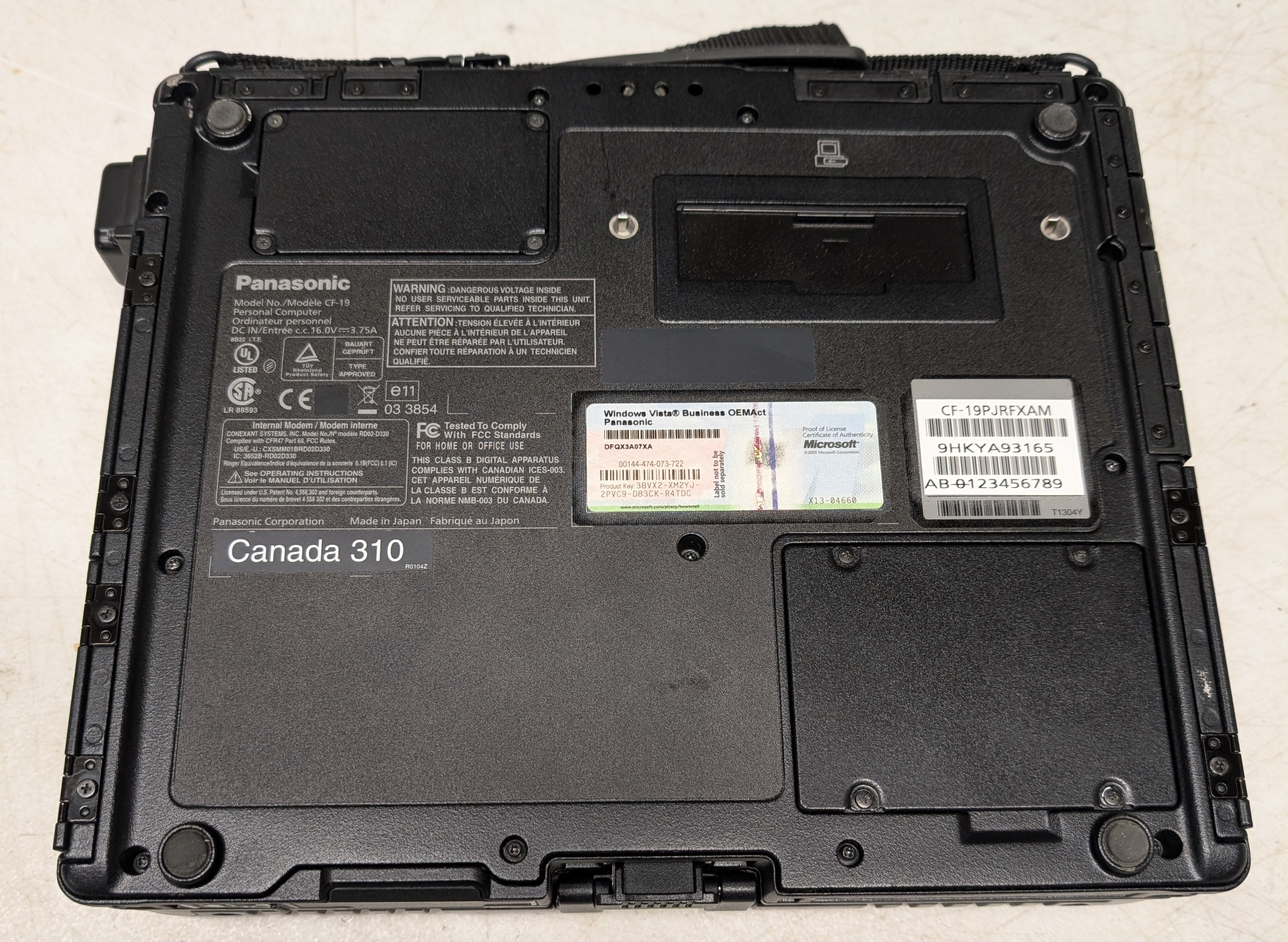 Panasonic Toughbook CF-19 MK3 Windows 10 Laptop 2-in1 tablet
