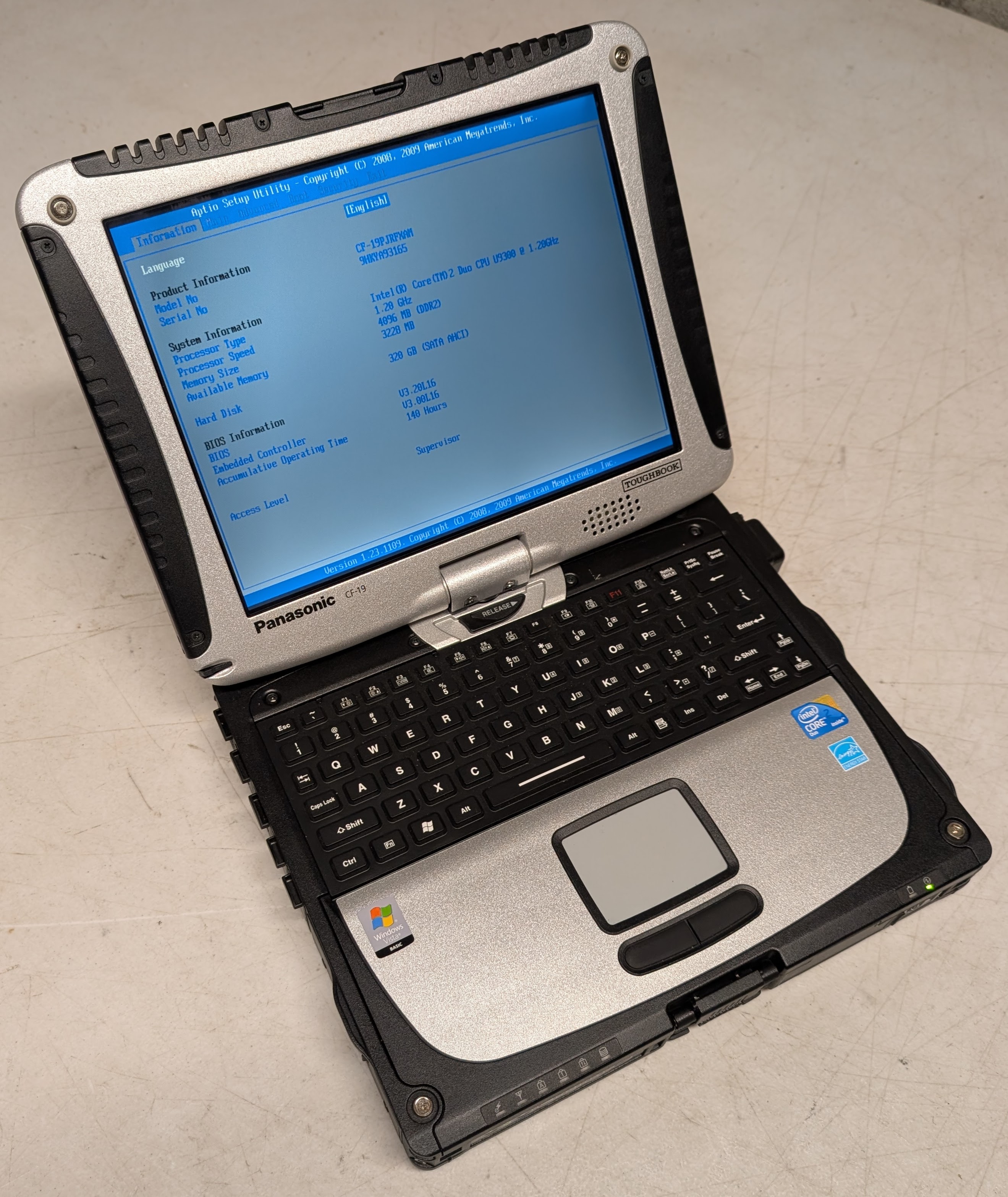 Panasonic Toughbook CF-19 MK3 Windows 10 Laptop 2-in1 tablet