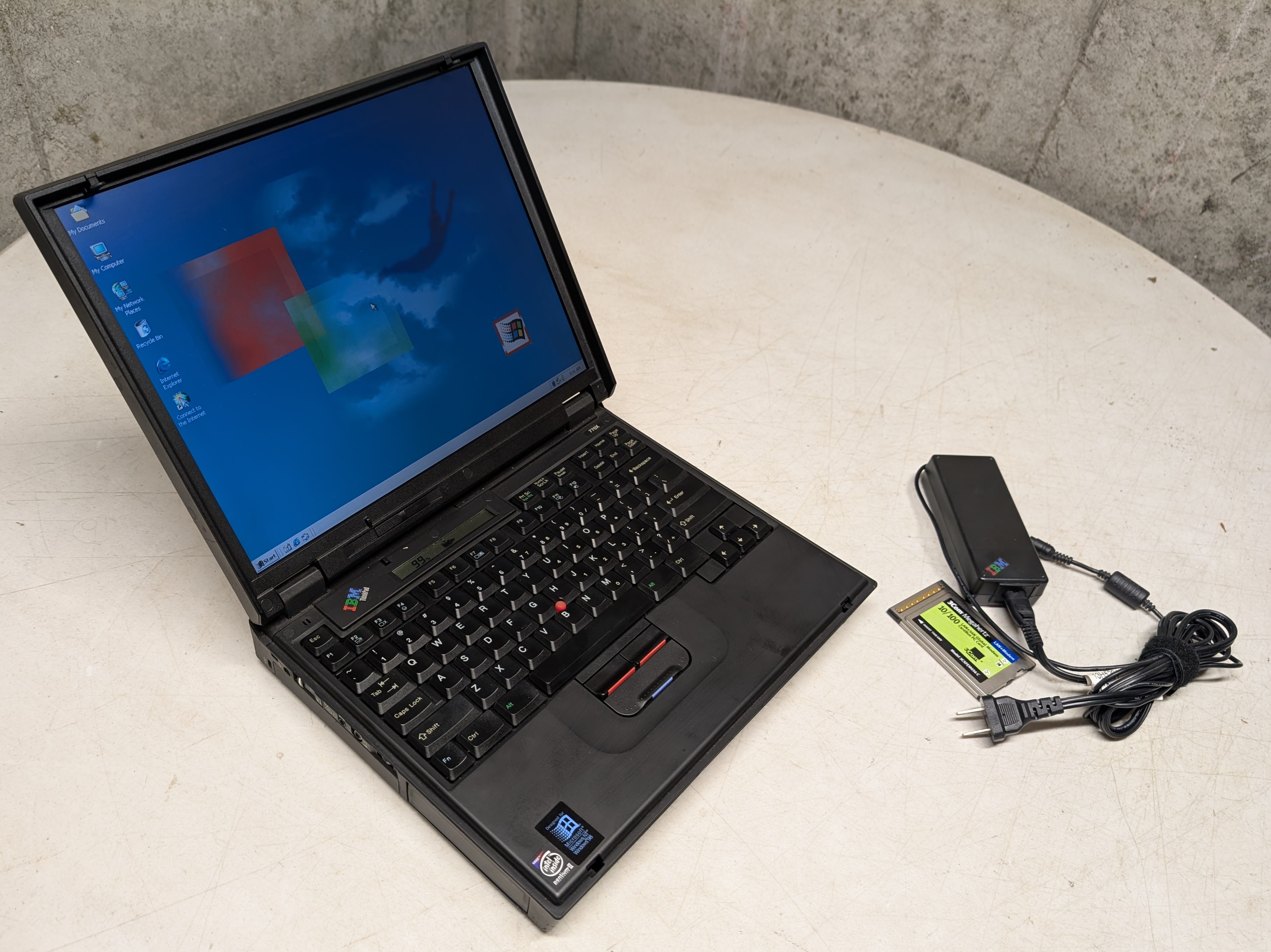 Vintage IBM ThinkPad 770X Pentium MMX Laptop