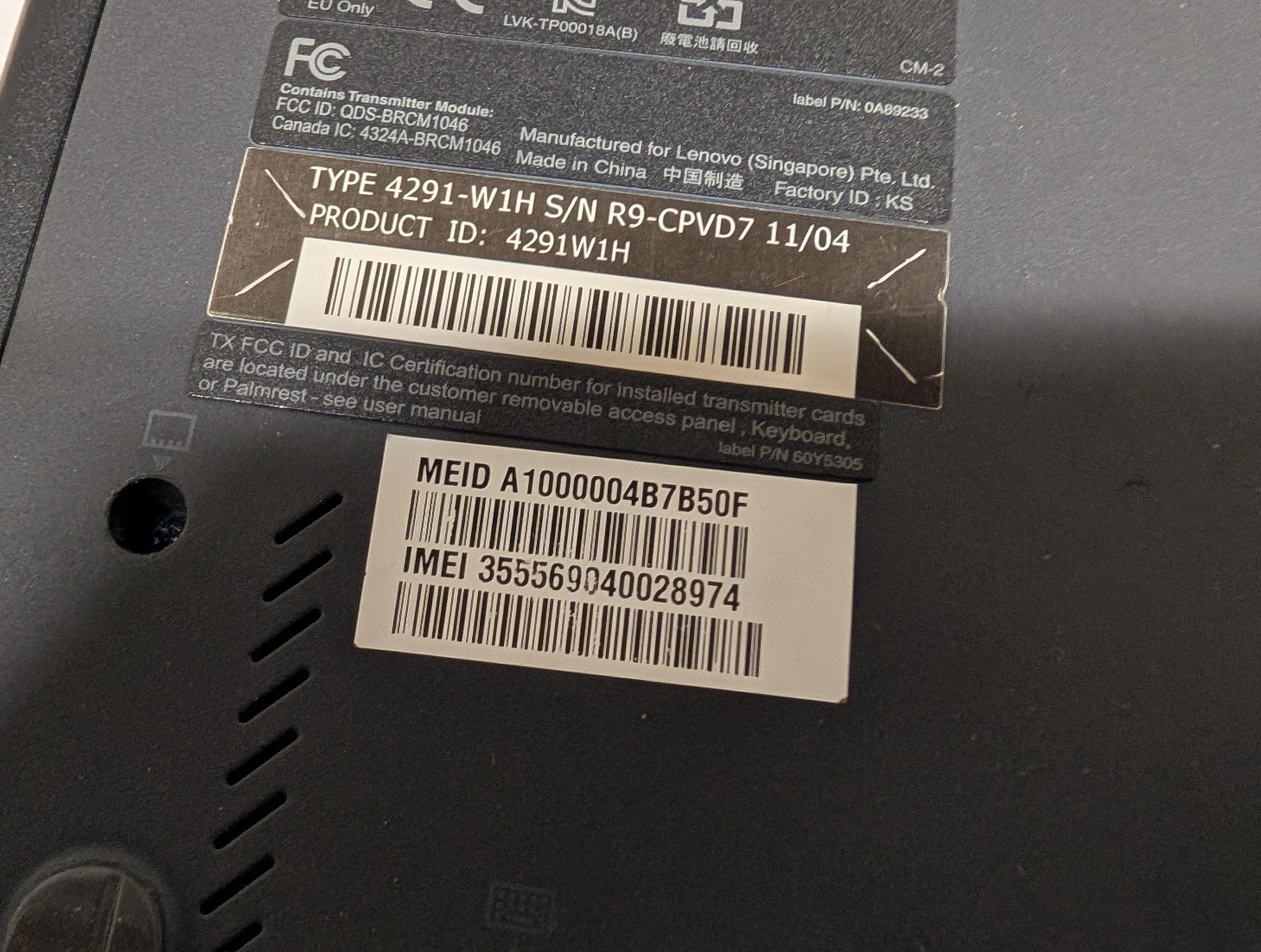 Lenovo ThinkPad X220 laptop