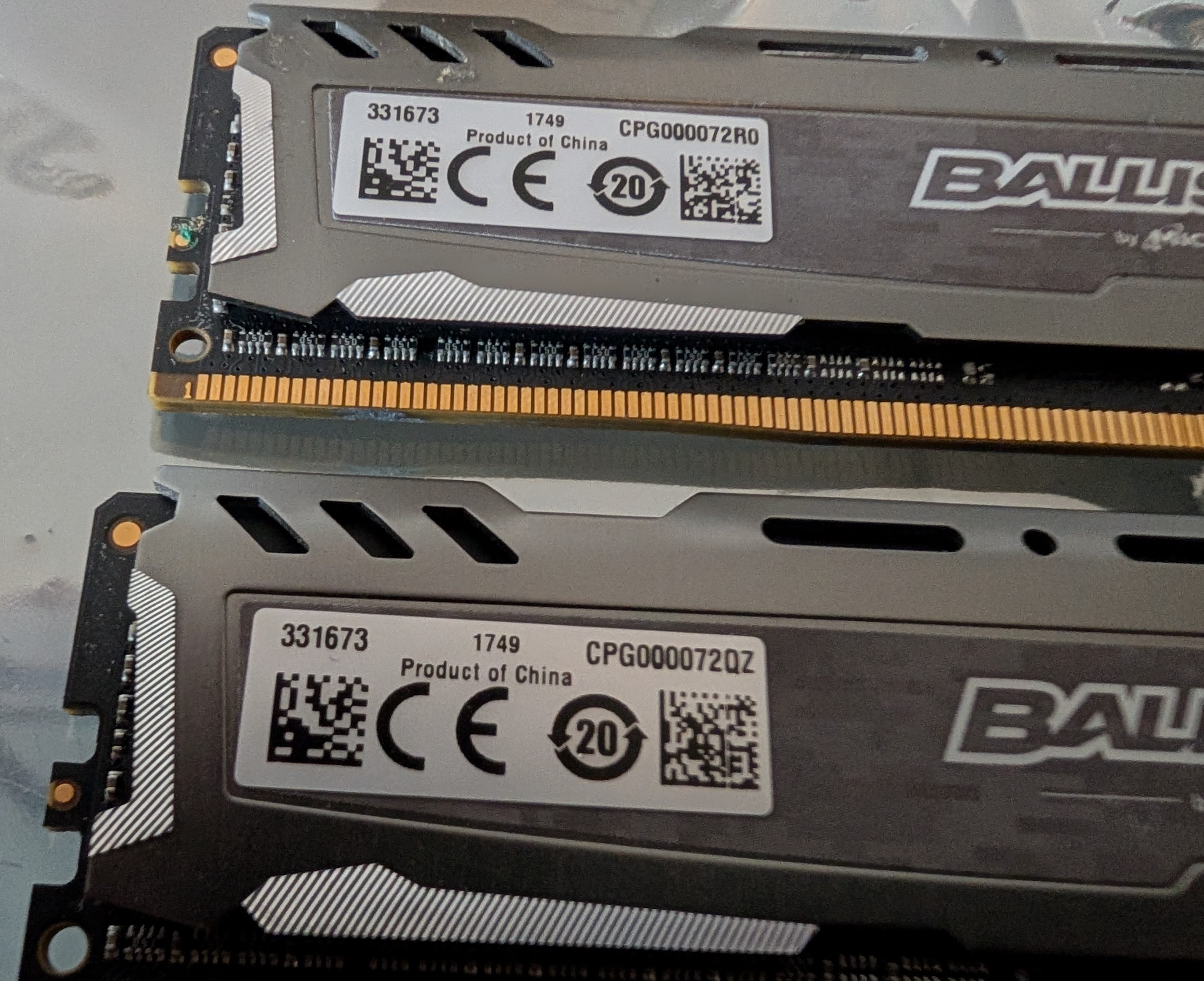 Crucial Ballistix 2x 4GB DDR4 DIMMs desktop RAM memory