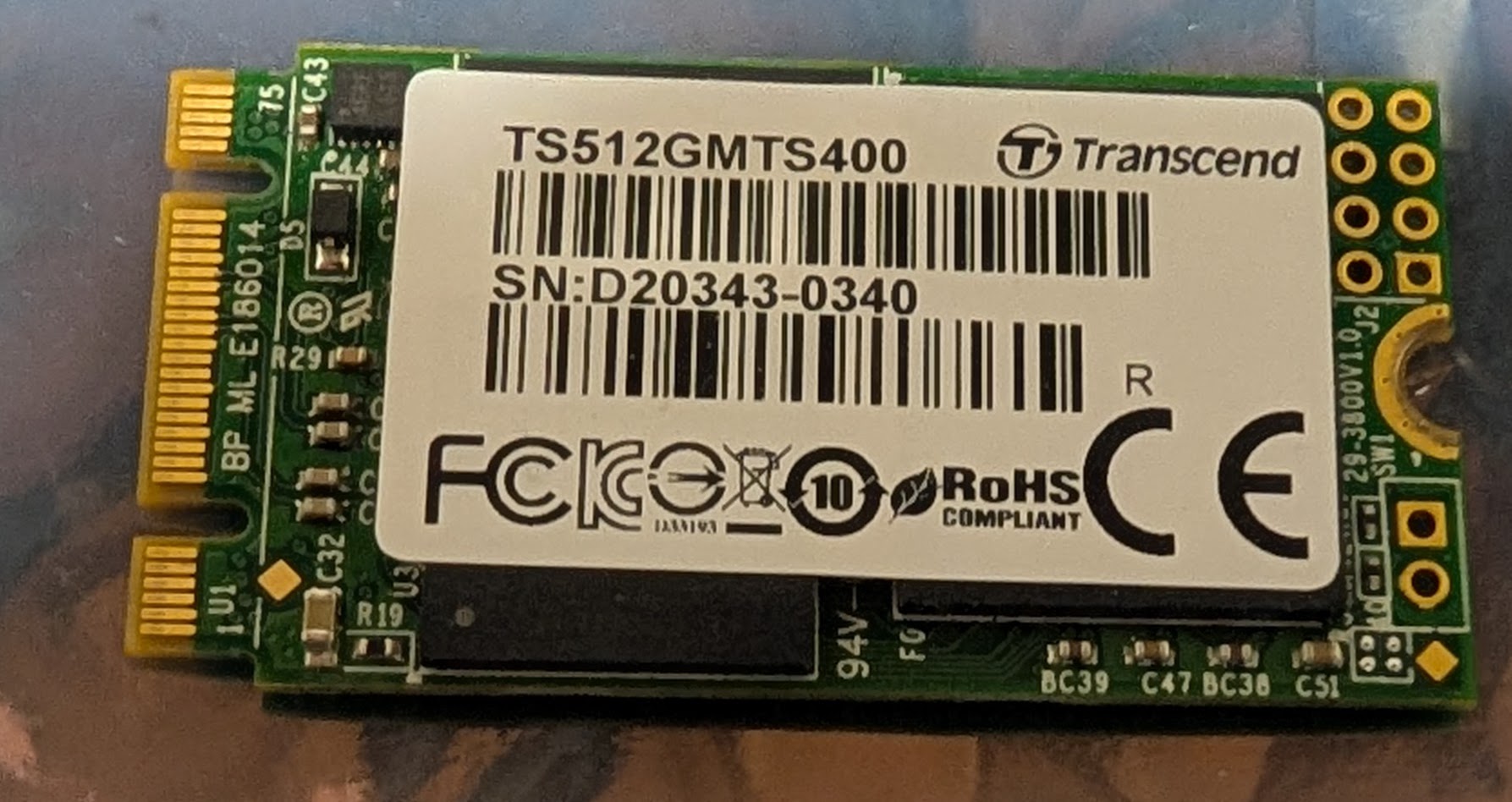 Transcend MTS400 TS512GMTS400 512GB M.2 SSD